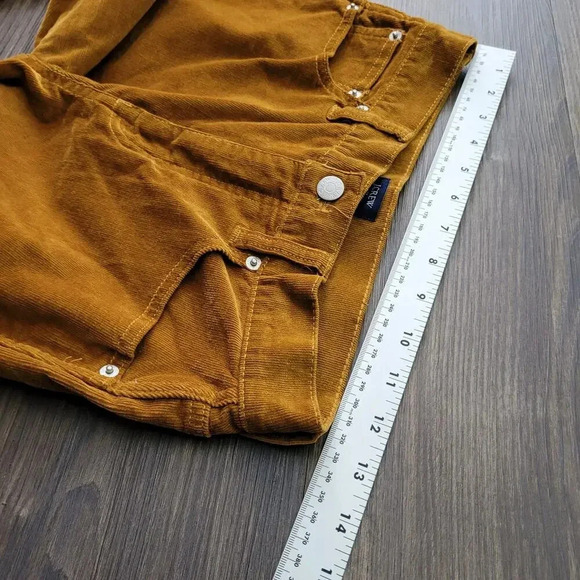 J.CREW Womens Corduroy Straight Pant Size 25 Brown Cotton Mid Rise 5-Pockets - Picture 6 of 9